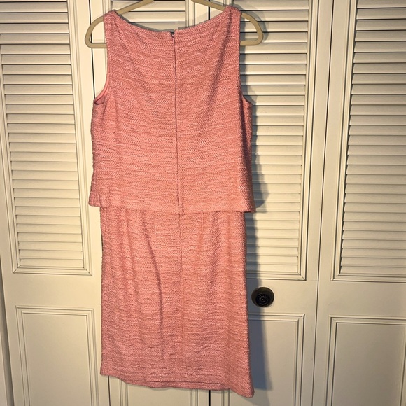 ST. JOHN Wool Blend Boucle Knit Suit Dress Career - Picture 2 of 13